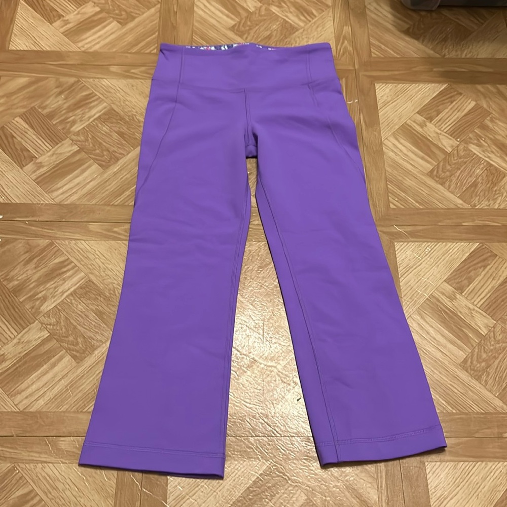girl pants purple size 2